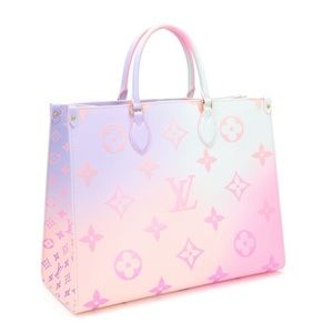 Louis Vuitton Pink and Lavender Gradient Coated Canvas OnTheGo